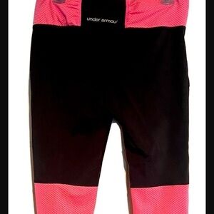 Under Armour Heatgear Compression Yoga Athletic Workout Capris Size LG